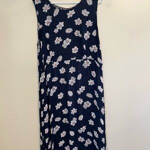 Floral Sleeveless Reversible Dress